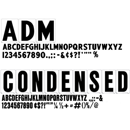 Gemini Sign Letters Make Your Own 100 Character Set 4 Letter On 4 7 8 Panel