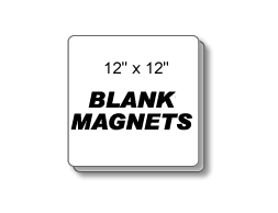 Magnetic Car Sign 12'' x 12 Blanks