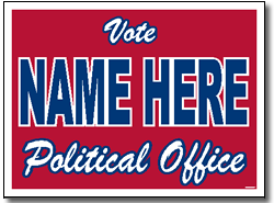 Political Yard Signs Design P22 Vote