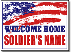 military yard sign template welcome home template mil1 welcome home template
