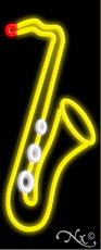 Saxophone - Vertical Design - Regular Design