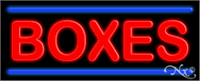 Boxes Neon Sign - Regular Design