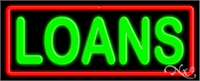 Loans Neon Sign - Regular Design