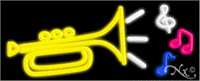 Musical Graphic Neon Sign - Regular Design