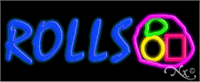 Rolls Neon Sign - Regular Design