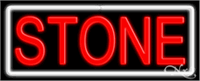 Stone Neon Sign - Regular Design
