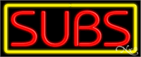 Subs Neon Sign - Regular Design
