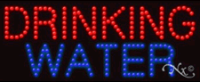 Drinking Water LED Sign