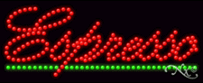 Espresso LED Sign