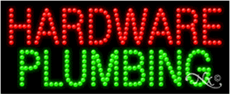 Hardware Plumbing LED Sign