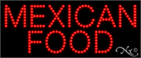 Mexican Food LED Sign - Regular Design