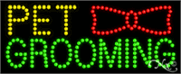  Pet Grooming LED Sign - Regular Design