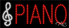 Piano LED Sign - Regular Design