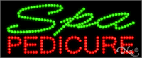 Spa Pedicure in Italic LED Sign - Regular Design