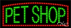 Pet Shop LED Sign - Regular Design