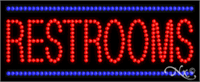 Restrooms LED Sign - Regular Design