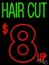 Hair Cut - LED Sign
