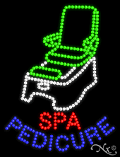 Spa Pedicure - LED Sign - Regular Design