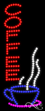 Coffee - Vertical Design - LED Sign