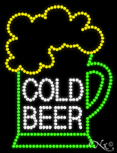 Cold Beer - LED Sign