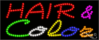 Hair & Color LED Sign