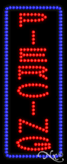 Piercing - Vertical Design - LED Sign - Regular Design