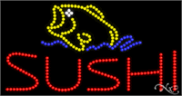 Sushi with Graphic - LED Sign - Regular Design