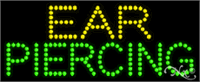 Ear Piercing LED Sign - Regular Design