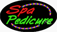 Spa Pedicure LED Sign - Flashing Design