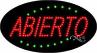 Abierto LED Sign - Flashing Design