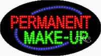 Permanent Make-Up LED Sign - Flashing Design
