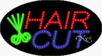 Hair Cut LED Sign - Flashing Design