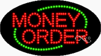 Money Order LED Sign - Flashing Design