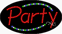 Party LED Sign - Flashing Design