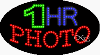 1 Hr Photo LED Sign - Flashing Design