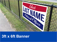 Campaign Special Custom Vinyl Banner - 3x6 Banner