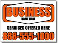 Home Improvement Yard Sign Design CON08 - One Click Kit