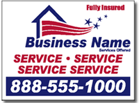 Contractor Yard Sign Design CON17 - America Construction Design