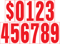 5 1/2 Inch Tall Red & White Starter Kit