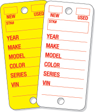 Poly Key Tags (250 per box)