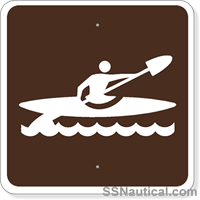Kayaking - 24x24 Marine Sign