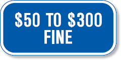 Missouri Handicapped Placard Sign 12 x 6