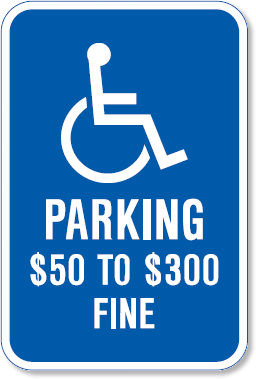 Missouri Handicapped Parking Sign