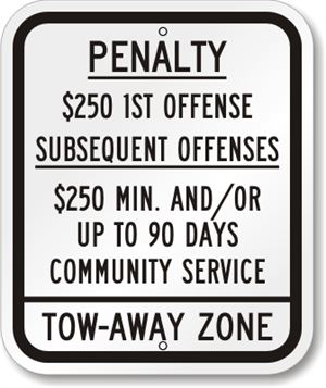 New Jersey Handicapped Parking Sign