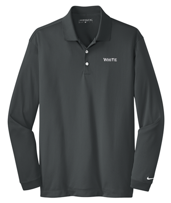 Nike Golf - Long Sleeve Dri-FIT Stretch Tech Polo - Anthracite