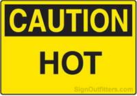 Caution Hot
