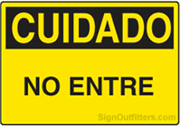 Cuidado No Entre