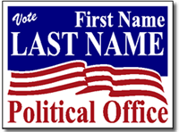 Political Yard Sign Template - Design P12 Vote