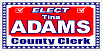 Political Election Banner Sign - Design P204