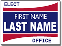 Political Yard Sign Design P213 - One Click Kit - Political Design